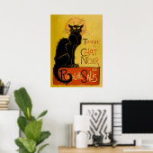 Chat Noir, Black Cat, French Nightclub  Poster (Thuiskantoor)
