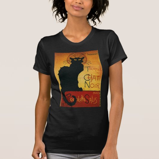 Chat Noir - Black Cat T-shirt (Voorkant)
