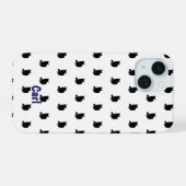 Chat noir (blanc) (Verso Horizontal)