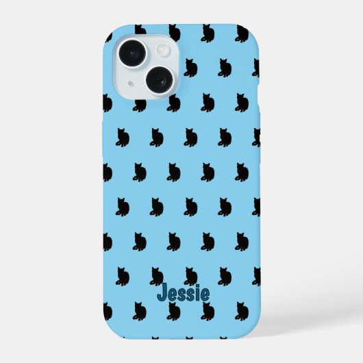 Chat noir (bleu) (Verso)