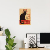 Chat Noir Cabaret Troupe Black Cat Promo Poster (Thuiskantoor)
