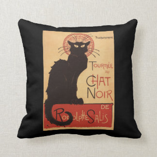 Chat Noir Cabaret Troupe Black Cat Promo Poster Kussen