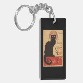 Chat Noir Cabaret Troupe Black Cat Promo Poster Sleutelhanger (Voorkant Links)