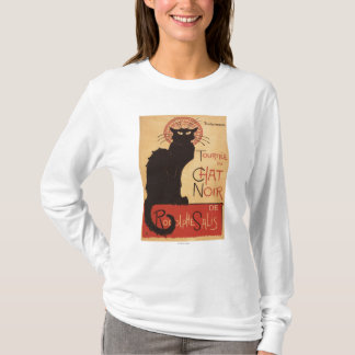 Chat Noir Cabaret Troupe Black Cat Promo Poster T-shirt