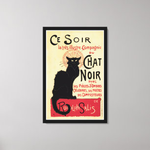 Chat Noir Canvas Afdruk