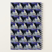 Chat noir Carnet spiral (Verso)