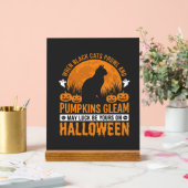 Chat noir citrouille lune design Halloween_1 (Mariage)
