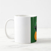 Chat Noir Dans Une Mug Citrouille (Gauche)