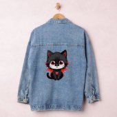 Chat noir de couleur rouge (Hangar)