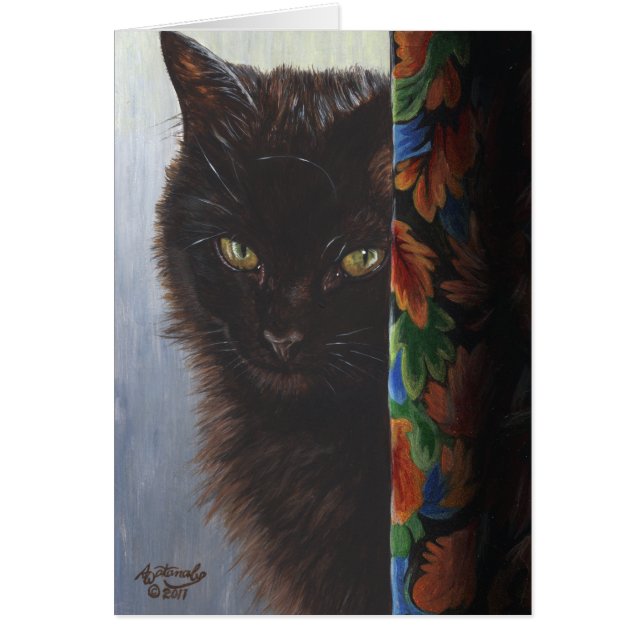 Chat noir de Kitty de jade par ArtByAkiko (Devant)