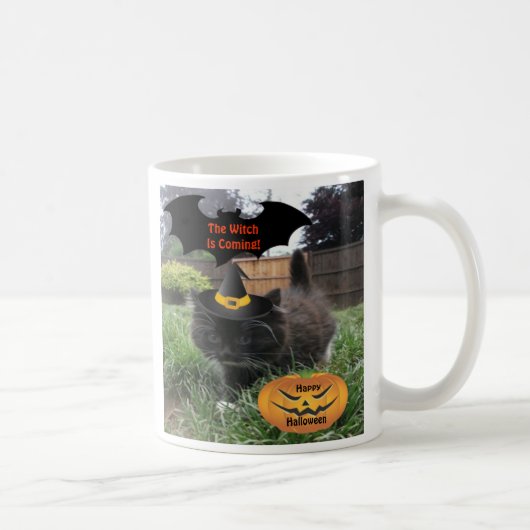 Chat Noir De Mug La Sorcière Arrive (Droite)