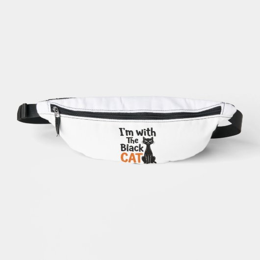 Chat noir drôle gravure vintage Halloween Design (Recto)