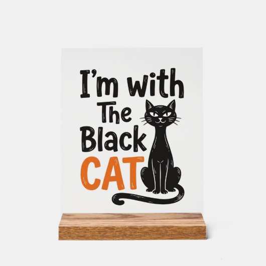 Chat noir drôle gravure vintage Halloween Design (Recto)