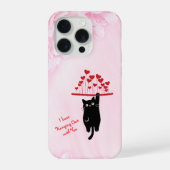 Chat Noir Drôle qui se Pendre la Saint-Valentin (Verso)