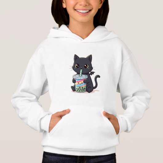 Chat noir Éffrayant et potion Boba (Devant)