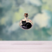 Chat noir en bouteille de potion T-shirt classique (Neutre)