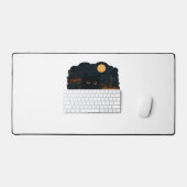 Chat noir en Casquette sorcier - Matcha Latte Magi (Clavier et souris)