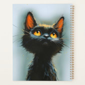 Chat noir enchanté (Dos)