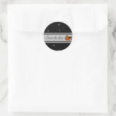 Chat noir Enregistrer les stickers Date (Sac)