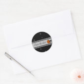 Chat noir Enregistrer les stickers Date (Enveloppe)