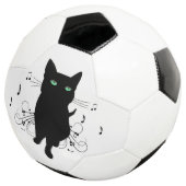 Chat noir entouré de notes de musique murmurantes (3/4)