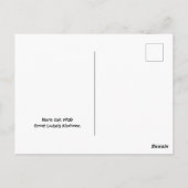 Chat noir, Ernst Ludwig Kirchner, Carte postale Ar (Dos)