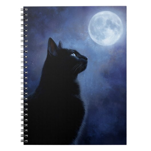 Chat noir et Carnet de Pleine lune (Devant)
