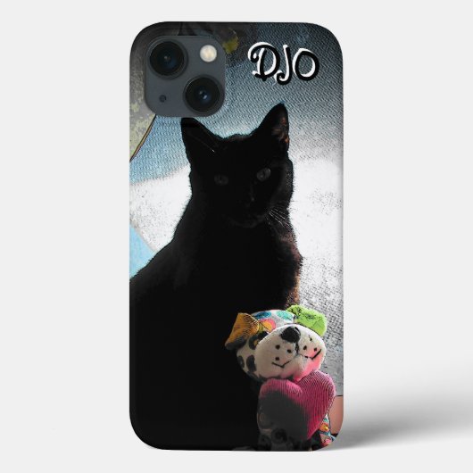 Chat noir et chien farci Coque-Mate coque iphone (Verso)