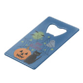 Chat noir et Citrouille pas effrayant Halloween (Devant Angle)