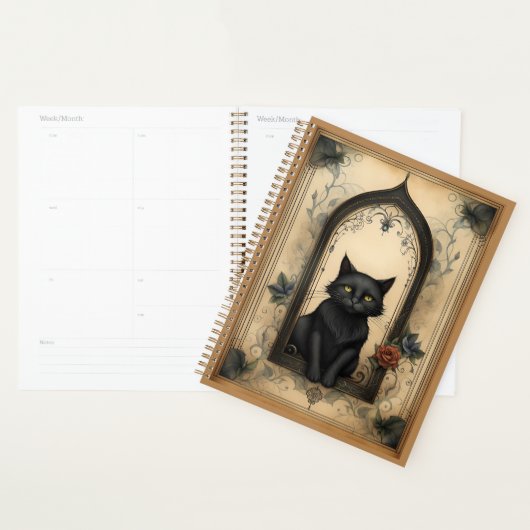 Chat noir et Rose (Devant avec enveloppe)