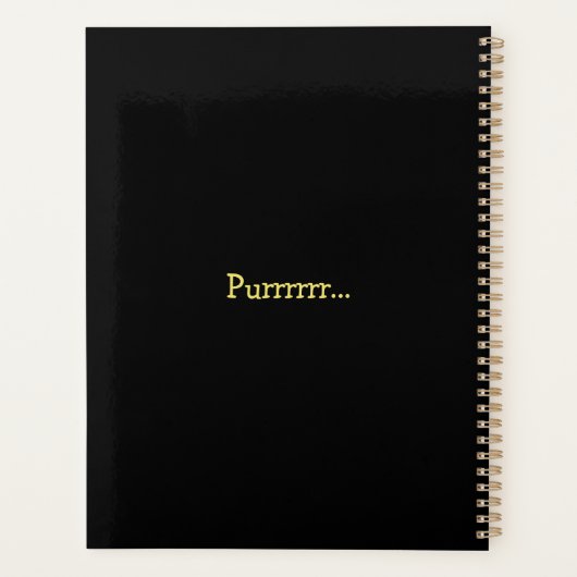 Chat noir gothique (Dos)