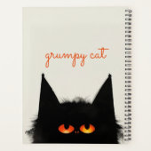 Chat noir grumeux (Dos)