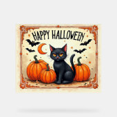Chat noir Halloween (Recto)