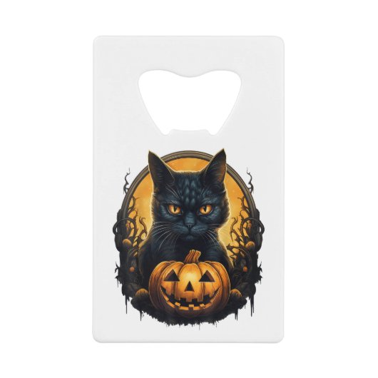 Chat noir Halloween Citrouilles effrayants Lune Ch (Devant)
