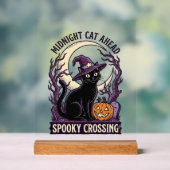 Chat Noir Halloween Gravure Vintage Chat Citrouill (Neutre)
