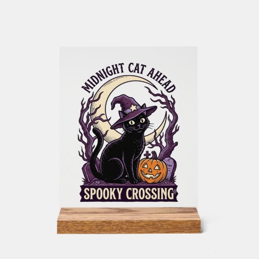Chat Noir Halloween Gravure Vintage Chat Citrouill (Recto)