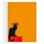 CHAT NOIR HALLOWEEN PARTY MONOGRAM (Intérieur (Droit))