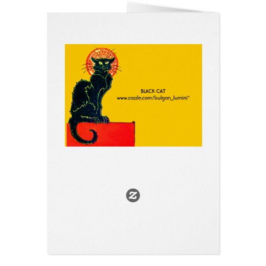 CHAT NOIR HALLOWEEN PARTY MONOGRAM (Dos)