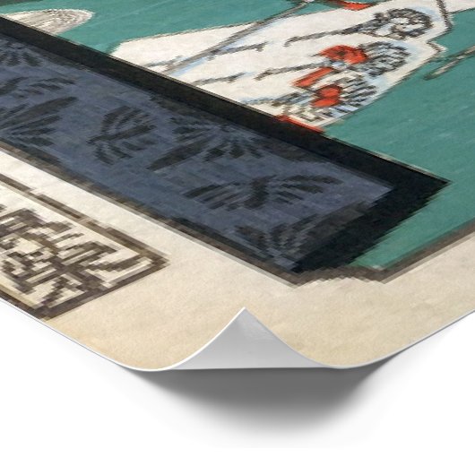 Chat noir, impression japonaise (Coin)