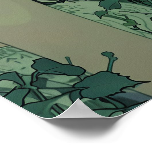 Chat Noir Japonais - Miyazaki Hayao Style Poster (Coin)