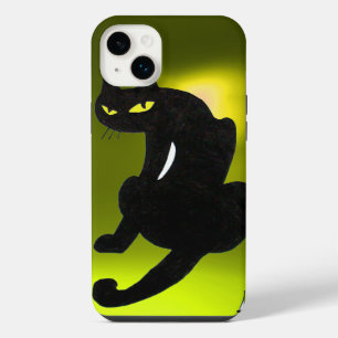 CHAT NOIR jaune