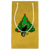 Chat Noir Kerstmis Klein Cadeauzakje (Voorkant)