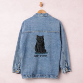 Chat noir KiniArt Denim Veste (Hangar)
