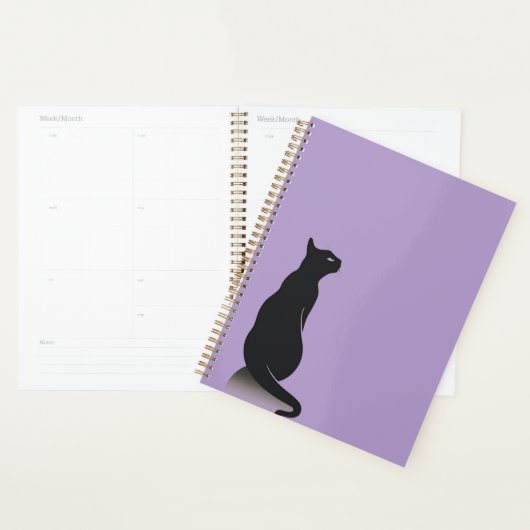Chat noir Lilac (Devant avec enveloppe)