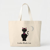 Chat noir Lucky Sac fourre-tout Jumbo (Devant)