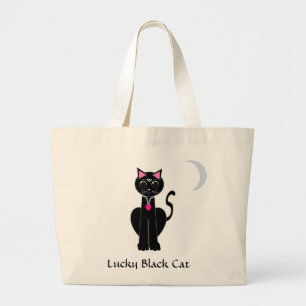 Chat noir Lucky Sac fourre-tout Jumbo
