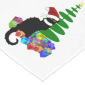 Chat Noir met kerstboom Korte Tafelloper (Hoek)
