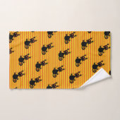 Chat noir mignon (Serviette à main)