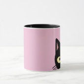 CHAT NOIR PEEKING ROSE CAFÉ MUGS (Centre)