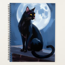Chat Noir | Peinture d'Animal de Compagnie sous la